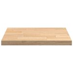 vidaXL Plan de travail de cuisine bois de chêne massif rectangulaire