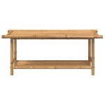 vidaXL Table basse 110x55x45 cm bambou
