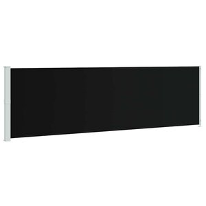 vidaXL Auvent latéral rétractable de patio 180x600 cm Noir
