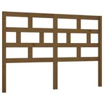vidaXL Tête de lit Marron miel 166x4x100 cm Bois massif de pin
