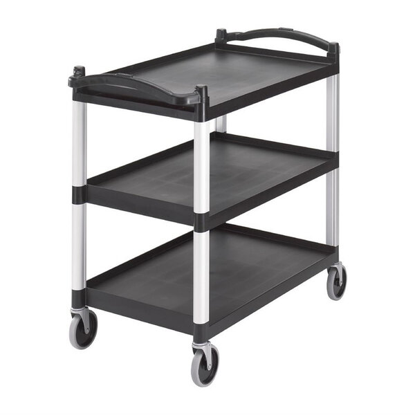 Grand chariot utilitaire noir - cambro -  - polypropylène