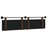 vidaXL Tête de lit suspendue Marron Simili cuir
