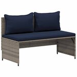 vidaXL Ensemble de canapés d'extérieur 4 -Seater 4 pc 55 x 30 x 39 cm