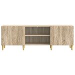 vidaXL Meuble TV 150 x 31 x 50 cm Chêne Sonoma Bois d'ingénierie