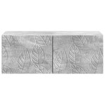 vidaXL Meuble TV mural 98 x 31 cm Gris béton Bois d'ingénierie