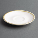 Soucoupes couleur craie pour tasses à expresso 115mm kiln - lot de 6 - olympia -  - porcelaine