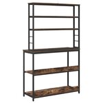 vidaXL Étagère de cuisine Chêne fumé 100 x 40 x 168 cm