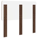 vidaXL Tête de lit Chêne brun 120 cm Bois d'ingénierie