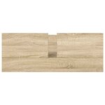 vidaXL Meuble sous-vasque avec tiroirs chêne sonoma 90x34 5x60 cm