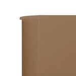 vidaXL Paravent 5 panneaux Tissu 600 x 120 cm Taupe