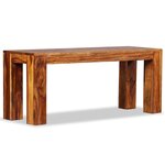 vidaXL Banc Bois massif 110x35x45 cm