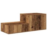 vidaXL Armoire de rangement Bois ancien 103 x 41 x 40 cm