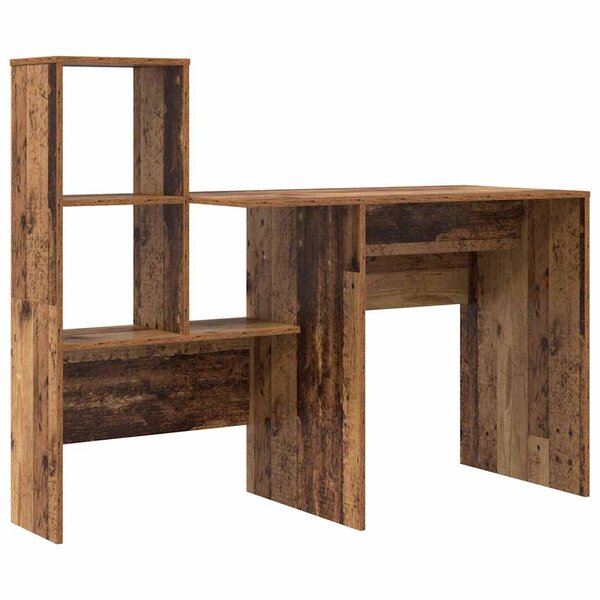 vidaXL Bureau Bois ancien 131 5 x 50 x 106 5 cm Bois d'ingénierie