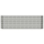 vidaXL Lit surélevé de jardin Acier galvanisé Argenté