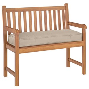 vidaXL Coussin pour banc de palette Taupe 110 x 40 x 8 cm Tissu Oxford