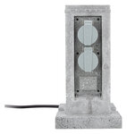 Borne jardin IP44 2x 16A + Programmateur câble H07RN-F 3G1 5mm²  5 mètres - ZENITECH