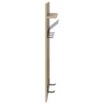 vidaXL Porte-manteau mural avec étagère Montage mural Chêne sonoma 90 x 40 x 10 cm