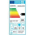 OCEANIC - OCEASLCE7W1 - Seche-linge - 7 kg - Condensation electronique - B - L 59,7 x H 84,6 cm - Blanc