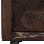 vidaXL Meuble TV Bois de récupération solide 140 x 30 x 45 cm