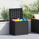 vidaXL Boîte de stockage jardin Anthracite 58 5x46x55 cm Polypropylène