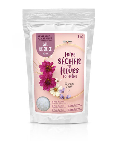 Gel de silice pour faire des fleurs séchées 1 kg