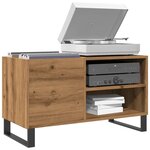 vidaXL Armoire à disques chêne artisanal 84 5x38x48 cm bois ingénierie