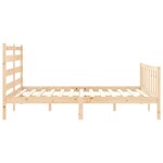 vidaXL Cadre de lit sans matelas 160x200 cm bois massif de pin