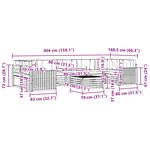 vidaXL Ensemble de canapés d'extérieur 8 Pièces Naturel et Crème