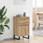 vidaXL Buffet chêne artisanal 35 x 40 x 70 cm Bois d'ingénierie