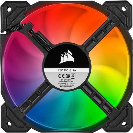 CORSAIR Ventilateur iCUE SP120 RGB PRO - Diametre 120 mm - LED RGB - Single Pack (CO-9050093-WW)