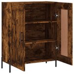 vidaXL Buffet chêne fumé 69 5x34x90 cm bois d'ingénierie