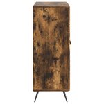 vidaXL Buffet Chêne fumé 66 x 34 5 x 90 cm Bois d'ingénierie