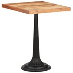 vidaXL Table de bistro 60x60x76 cm Bois d'acacia massif