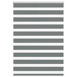 vidaXL Store zèbre gris foncé largeur du tissu 90 9 cm polyester