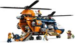 LEGO City - L'hélicoptère de l'explorateur de la jungle au camp de base - 60437 : Aventure dans la Jungle pour Enfants