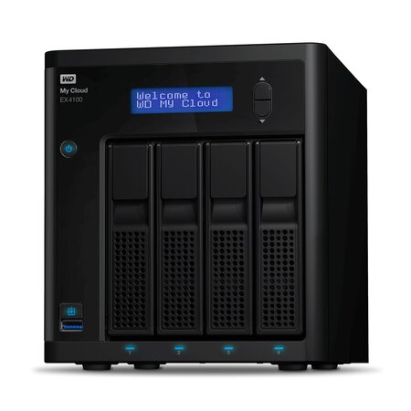 Western digital wd my cloud ex4100 40to nas 4-bay wd my cloud ex4100 40to nas 4-bay person. Cloud storage incl wd red drives 1.6ghz marvell armada 388 dual-core proc. 2go ram