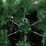 vidaXL Sapin de Noël artificiel avec pommes de pin et baies 210 cm