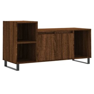vidaXL Meuble TV Chêne marron 100x35x55 cm Bois d'ingénierie
