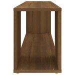 vidaXL Meuble TV Chêne marron 100x24x32 cm Bois d'ingénierie