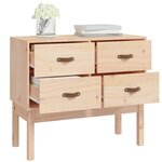 vidaXL Armoire console 90x40x78 cm Bois de pin solide