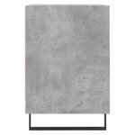 vidaXL Meuble TV Gris béton 100x35x55 cm Bois d'ingénierie