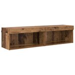 vidaXL Meubles TV 2 Pièces Bois Ancien 60 x 30 x 30 cm Bois d'ingénierie