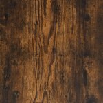 vidaXL Table console chêne fumé 89 5x28x76 cm bois d'ingénierie