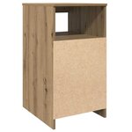 vidaXL Commode chêne artisanal 40x50x76 cm bois d'ingénierie