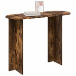 vidaXL Table console Chêne fumé 100 x 39 5 x 75 cm Bois d'ingénierie