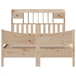 vidaXL Cadre de lit sans matelas 160x200 cm bois massif de pin