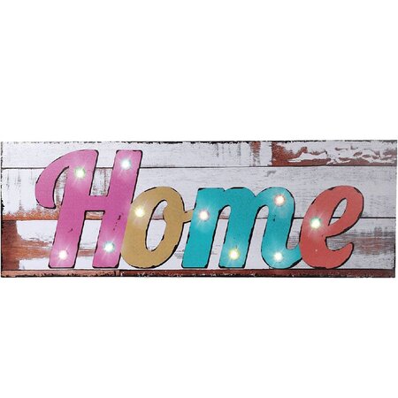 Cadre en toile rectangulaire lumineux home 90 cm