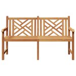 vidaXL Banc de jardin Marron 150 x 60 x 90 cm Bois de teck solide