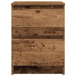 vidaXL Meuble TV vieux bois 40x35x54 cm bois d'ingénierie