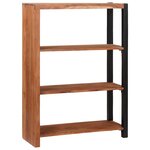vidaXL Étagère Marron 80 x 30 x 110 cm Bois d'acacia massif